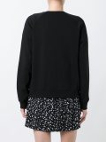 flocked effect sweatshirt