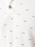 sunglasses print polo shirt