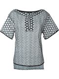 'Cut-out embroidered'上衣