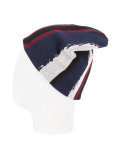 printed stripe beanie 