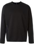 tonal side print sweatshirt