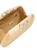 jewel embellished clutch