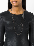 double row beaded necklace