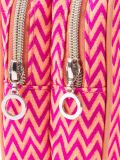 zig zag pattern make-up bag