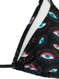 printed triangle bikini set