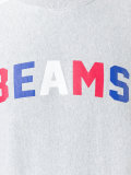 'beams' print sweatshirt