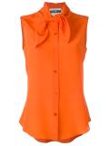 neck scarf blouse
