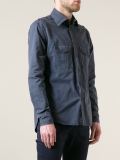 military-style shirt