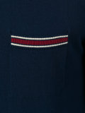 stripe trim sweater