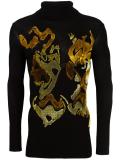 appliqué ribbed jumper 