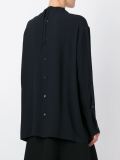 gathered neck blouse