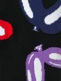 intarsia logo jumper 
