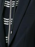layered hooded blazer