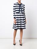 striped cropped cardigan