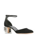 chain heel Mary-Jane sandals