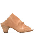 slip-on ruched sandals