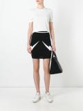 Lightning bolt mini skirt
