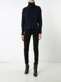 ribbed roll neck jumper