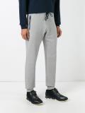 gathered ankle track pants