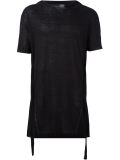 cutout hem T-shirt