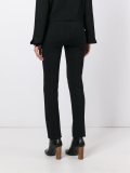 zip detail skinny trousers