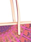 scarf print tote bag