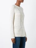 cable-knit jumper 