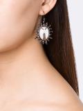sun motif earrings