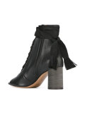open-toe ankle boot