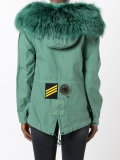 furry trim jacket 