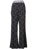 printed flared pants 