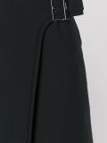 buckled wrap skirt