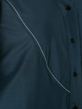 draped shirt dress