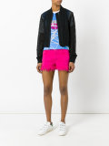 perforated bomber jacket