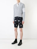 printed chino shorts