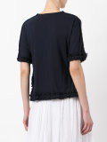 ruched trim T-shirt 