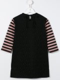 striped sweatshirt dress