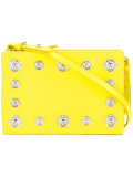 lion head stud shoulder bag