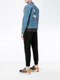 embroidered patch denim jacket