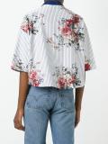printed cropped jacket 