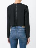 back zip blouse