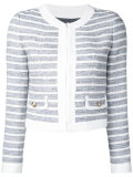 striped cropped jacket