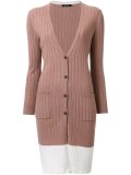 long ribbed cardigan