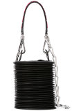 ruffled cone tote