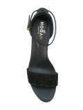strappy, high-heel sandals