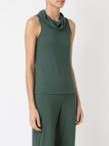 cowl neck blouse