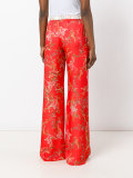 floral print palazzo trousers