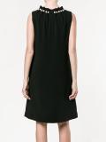 pearl-embellished mini dress
