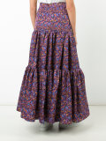 floral print maxi skirt