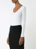 v-neck bodysuit